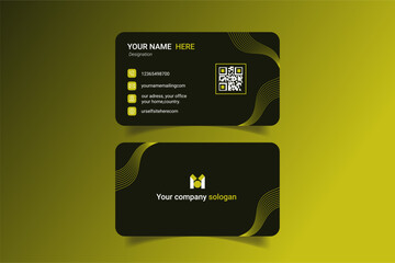 Luxury creative corporate business card