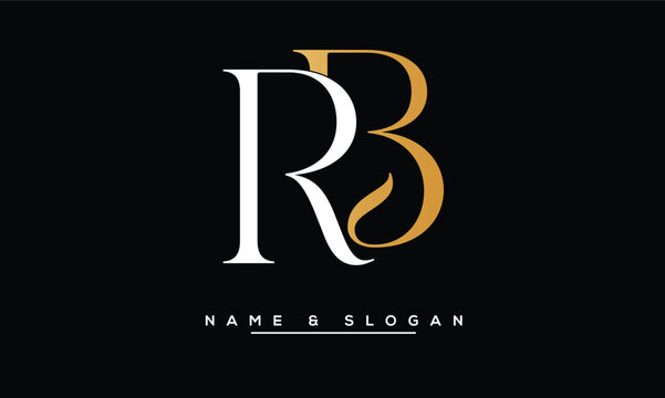 BR,  RB,  B,  R   Abstract  Letters  Logo  Monogram