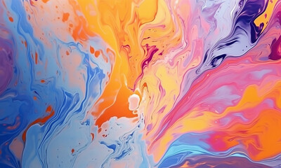 Abstract art paint background with liquid fluid grunge texture. 