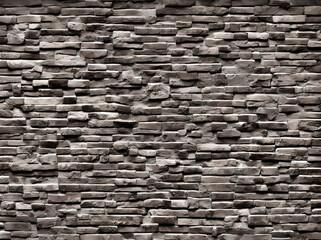 Black brick wall texture and wood floor 02