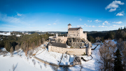 Rappottenstein Castle in Waldviertel region, Lower Austria