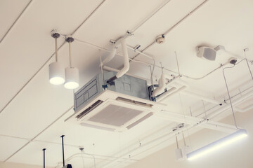 Selective focus to ceiling mounted cassette type air condition units with other parts of...