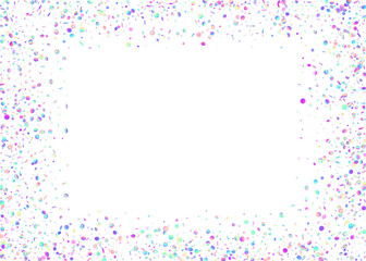 Neon Tinsel. Blue Retro Texture. Party Design. Kaleidoscope Effect. Unicorn Art. Festive Foil. Carnival Sparkles. Laser Christmas Illustration. Purple Neon Tinsel