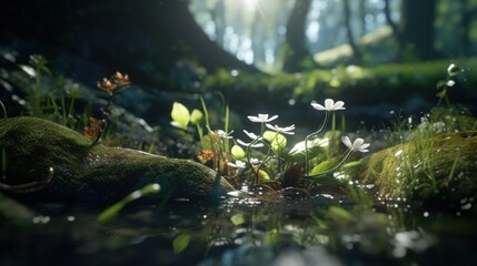 Fototapeta premium water in the forest