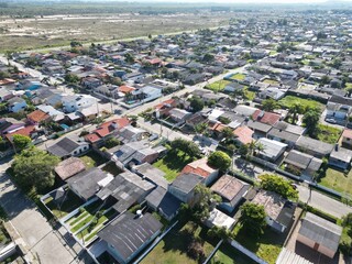 Obraz premium casa, loteamento, terreno em cidade grande