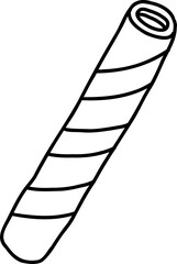 chocolate dessert hand draw