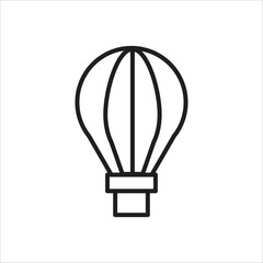 air balloon icon vector template