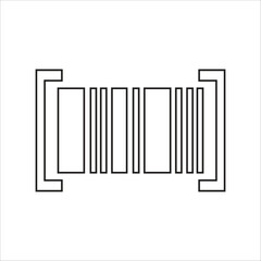 barcode icon vector logo template