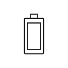battery icon vector logo template