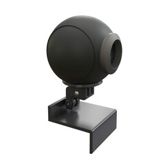 Webcam isolated on a transparent background