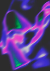 Girl Abstract background