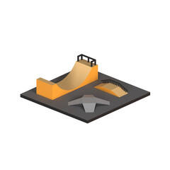 SKATE PARK ISOMETRIC 3D RENDER
