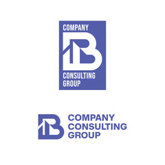 Letter B Building Consulting Company Logo