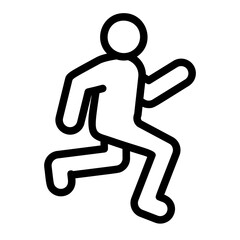  Jogging,  Cardio exercise, Running routine, Outdoor fitness, Jogging benefits Icon lineal