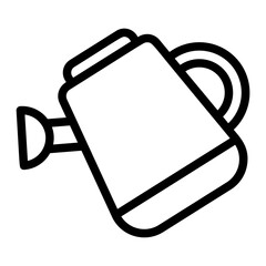  Watering,  Gardening, Plant care, Irrigation system, Watering can Icon lineal