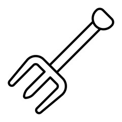 Shovel Outline Icon