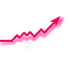 business growth graph  stock chart up and down