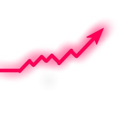business growth graph  stock chart up and down