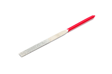Set of diamond files on a white background