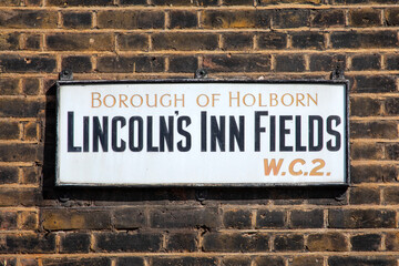 Lincolns Inn Fields in London, UK
