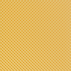 Fototapeta premium 3d render of light brown wafer style pattern background. Illustration of a golden yellow texture wafer, waffle or ice cream cone.