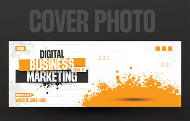 Digital business marketing banner design