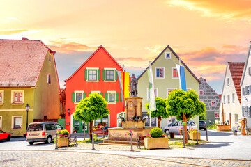 Altstadt, Wolframs Eschenbach, Deutschland 