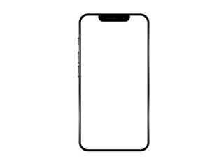 Cell phone screen transparency Simple design Illustrator 2020