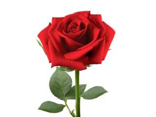 Red roses transparent background