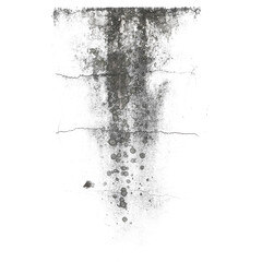 grime stain on the wall cut out transparent background