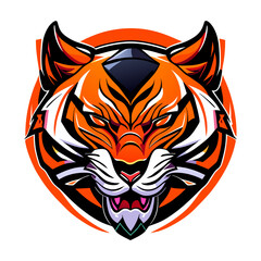 E-Sport tiger Logo Vector.