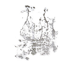 grime stain on the wall cut out transparent background