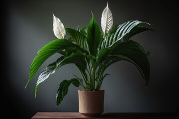 Serene Peace Lily A Perfect Home Decor Plant
