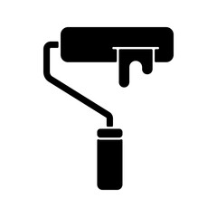 Paint Roller icon. sign for mobile concept and web design. vector illustration