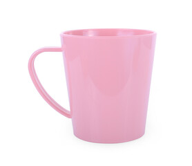 empty mug isolated on white background.