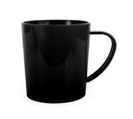 empty mug isolated on white background.