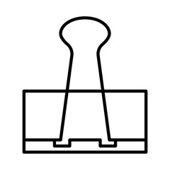 Binder Clip design vector icon design vector line icon svg