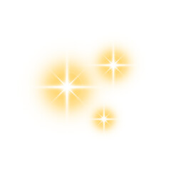 gold light sparkle star