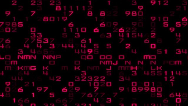 sfondo, monitor, numeri,  concetto elaborazione dati, analisi