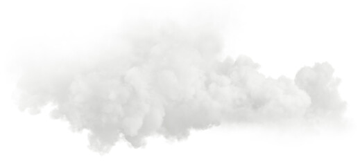 Realistic smoky clouds effect 3d rendering png