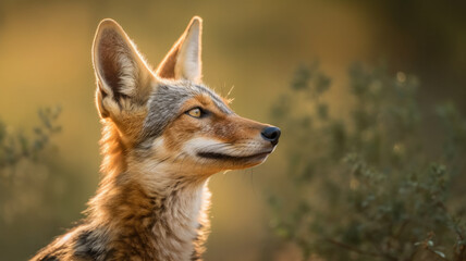 Obraz premium grey wolf portrait created with Generative AI technology