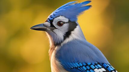 blue jay bird created with Generative AI technology