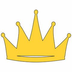 Crown for decoration and decoration.