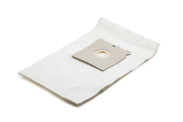 Vacuum cleaner bags on a white background