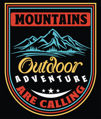 outdoor tshart art vector design