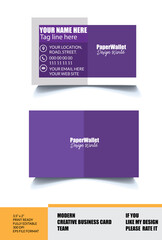 Modern Creative Business Card Template Design
