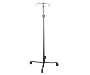 3d representation of four-hook serum holder