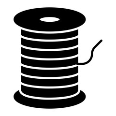 Yam Spools Glyph Icon