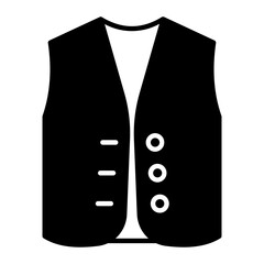 Vest Glyph Icon