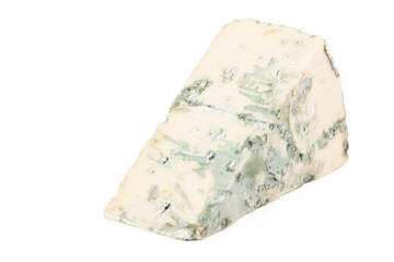 Blue cheese isolated on white